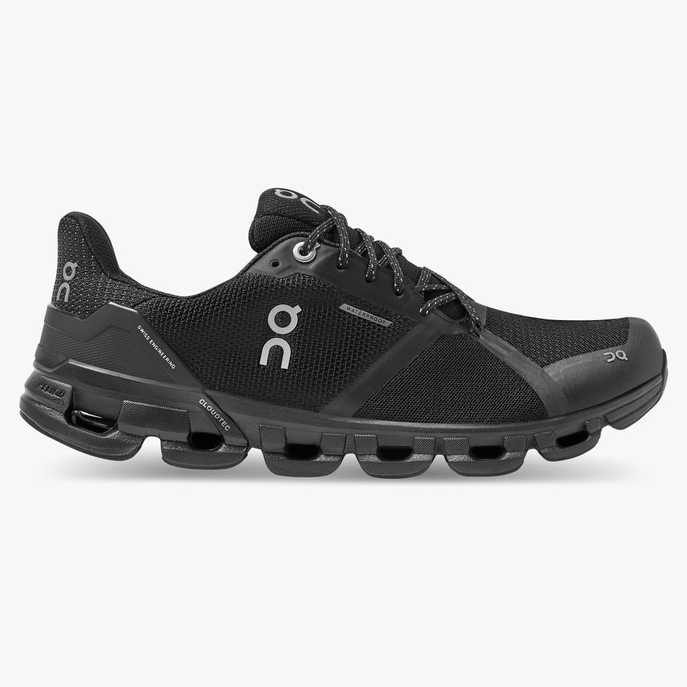 Scarpe Running ON Cloudflyer Waterproof Donna Nere IT 90201